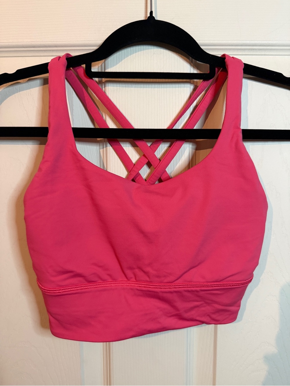 Lululemon Coral Strappy Sports Bra Woman’s Size 2